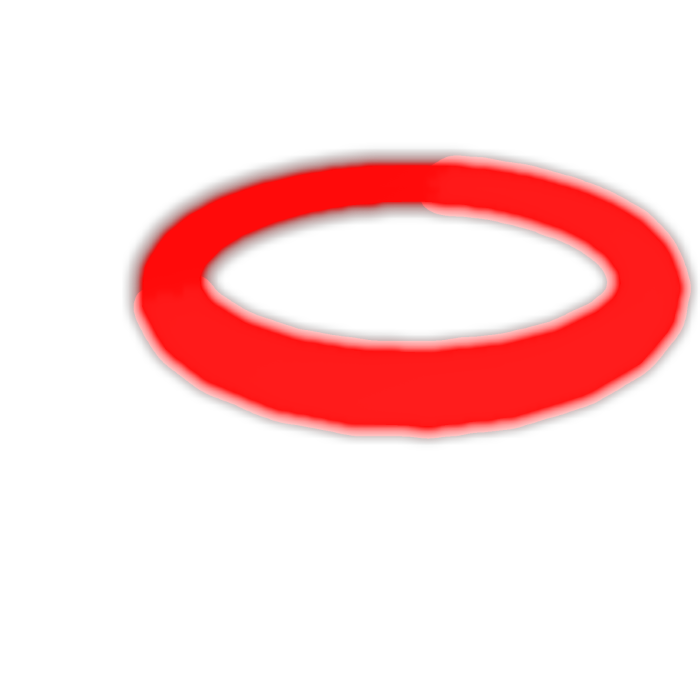[EMISSIVE] Glowing Crimson Red Halo