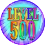 Level 500! ❤️🧡💛💚💙💜🩷🩶 Roblox badge thumbnail