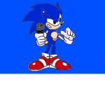 This is sonic he a hedgehog is you can play Him
