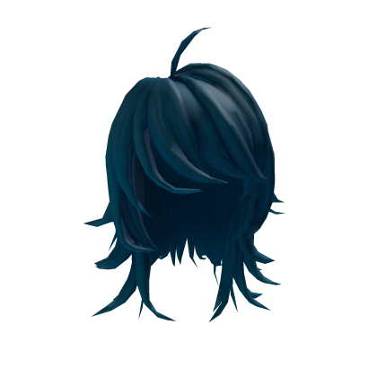 Dark Blue Messy Layered Hair 💙 Roblox item