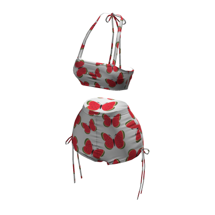 BB Watermelon Butterfly Beach Bikini Swimsuit