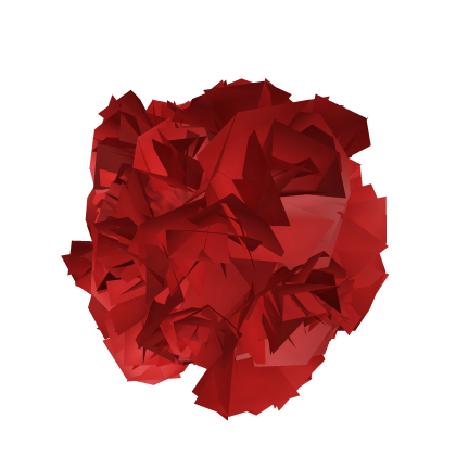 Valentine's Rose Monster Head (Red)