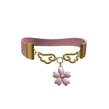 magical choker (pink) Roblox item thumbnail