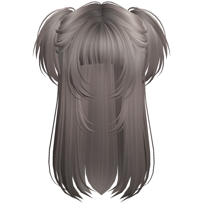 Vamp Long Straight Pigtails Ash Blonde