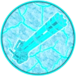 Ice Gatling Roblox badge thumbnail