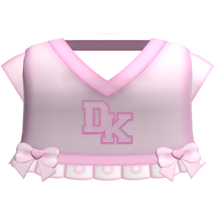 𖹭◞ pastel pink cutie little cheerleader top ◟ ᰔ