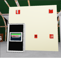 Fire alarm testing.