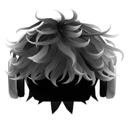 Curly Cool Boy Hair w/ Headphones(Black & White)