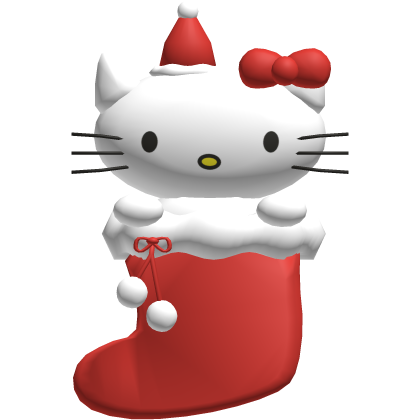 Christmas Kitty Sock