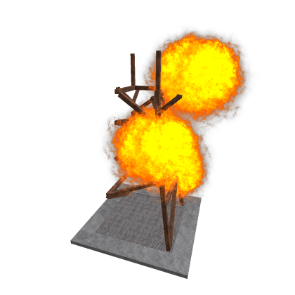 Burning Observation Tower