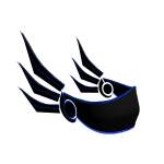 Cartoony Blue Galaxy Valkyrie