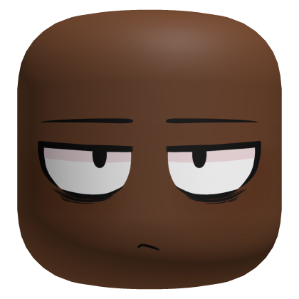 Sleep Deprived Face - Dark Brown Roblox item