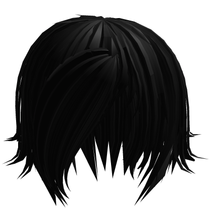long messy bangs emo scene hair Roblox item