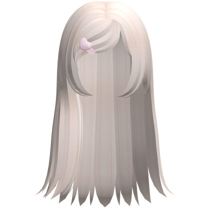 ♡ : sweet blonde valentines long straight hair Roblox item