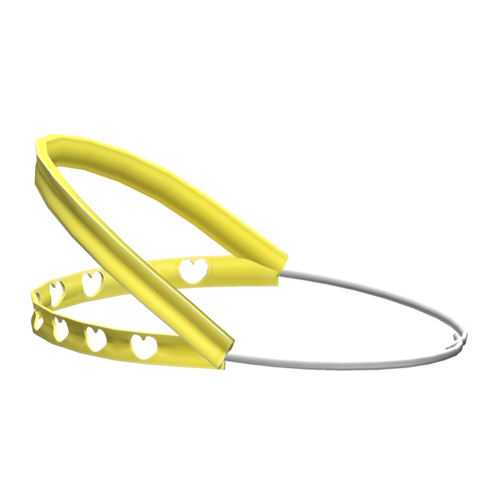 ♡ cute kawaii braces headgear in yellow
