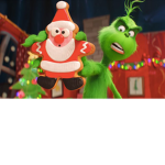 Grinch and santa
