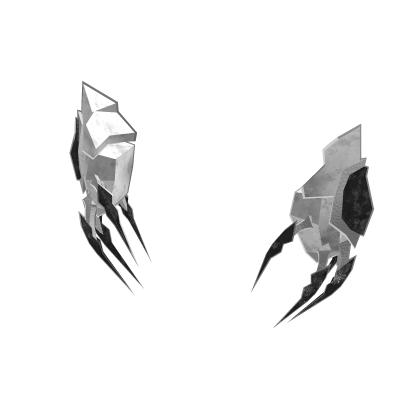 White on Black Anime Claws thumbnail