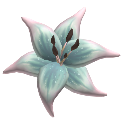 ♡ tropical summer beach lily flower in teal
