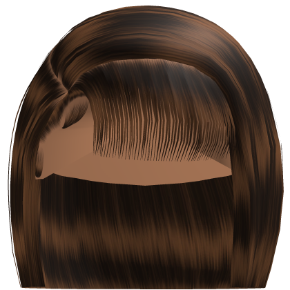 𝓭 Side Part Bob w/ Bangs (Brown)
