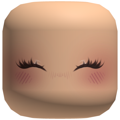 Kawaii Blushing Blink Makeup Face