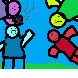 Red and Blue Hangout!