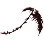 Gothic Red Crimson Vampire Scythe