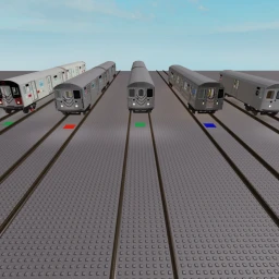 Realistic trains icon