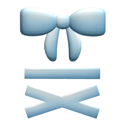 Light Blue Bow Hair Clip (Right) Roblox item