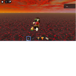 wepon fight on magma