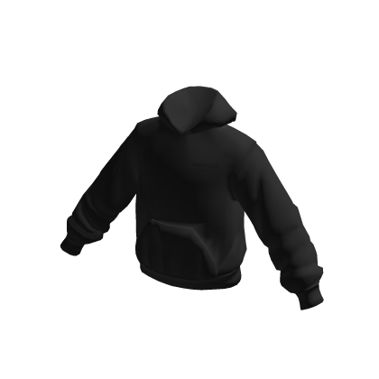 Black Essentials Hoodie