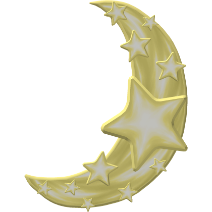 Yellow Lunar Companion Crescent Cover (Addon) Roblox item