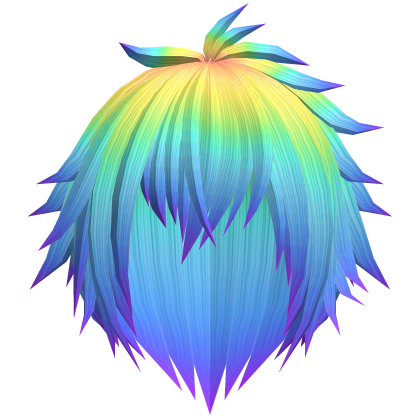Vkei Moe Razor Cut Layered Hair (Rainbow)