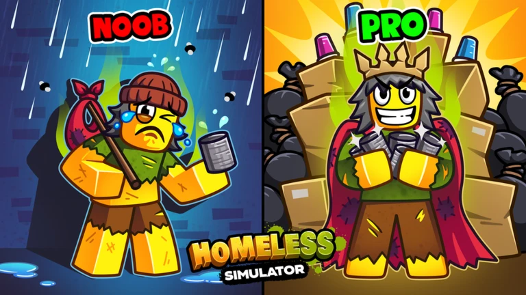 Homeless Simulator | Zagraj na platformie Roblox