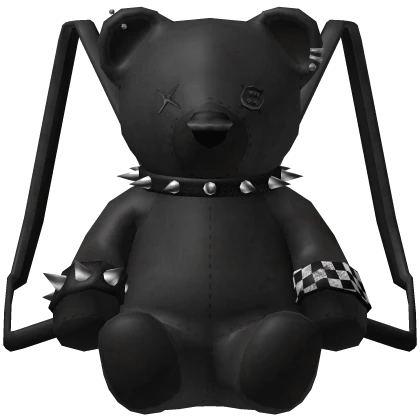 Black Teddy Bear Backpack [1.0] | Roblox Item - Rolimon's