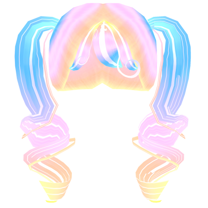 ♡ pastel sunset glowing twintails ♡ Roblox item