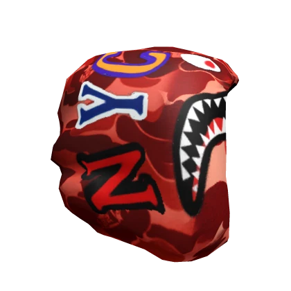 NYC Red Shark Camo Hoodie Roblox Item Rolimon s