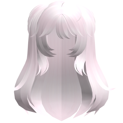 pastel pink cute fluffy anime protagonist hair Roblox item