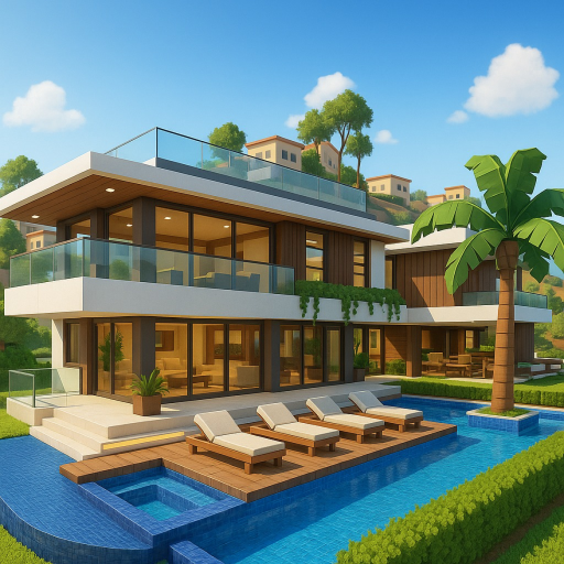 Hollywood Mansion Tycoon official Roblox game thumbnail