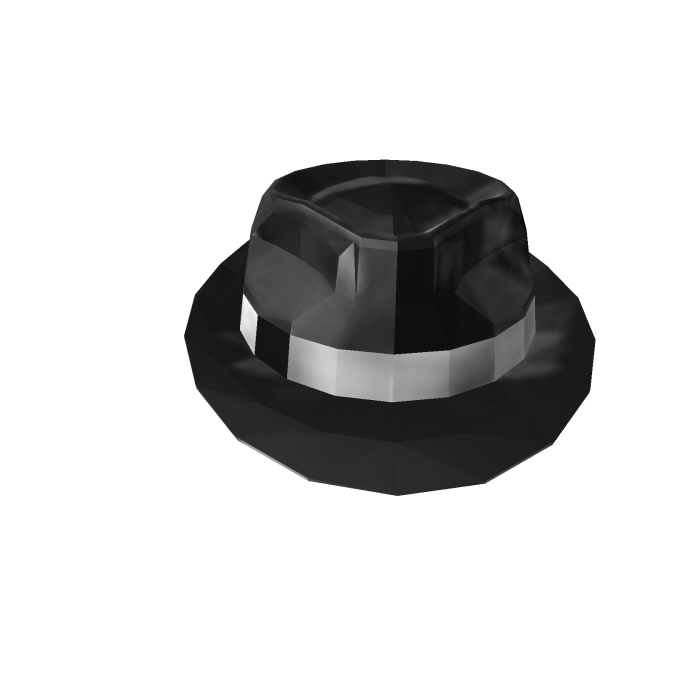 Black Sparkle Time Fedora