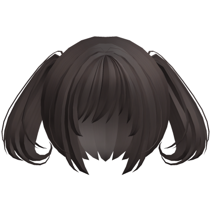moe swirl kawaii soft ponytails brown