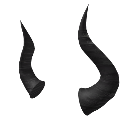 Black Iron Dragon Horns Roblox item