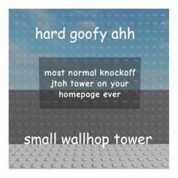 Mini wallhop tower