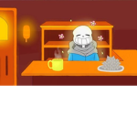 uncle_sans_joke Grillby's