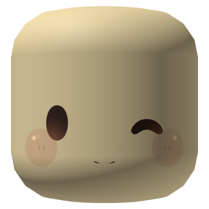 Cute Kawaii Winking Blushing Face Roblox item