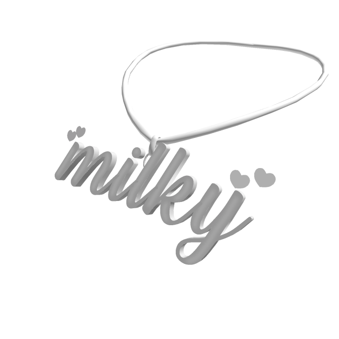 Milky Custom necklace