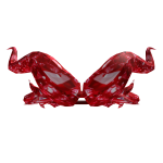 Draconic Horned Halo of Rubies