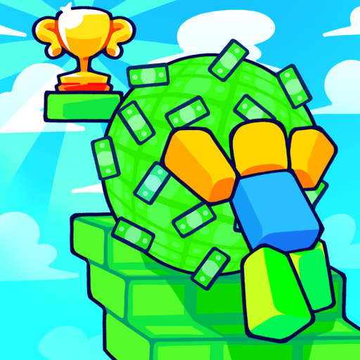 Corrida de escada de dinheiro