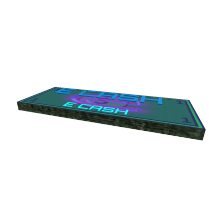 Neon District  E - CASH   Paper currency