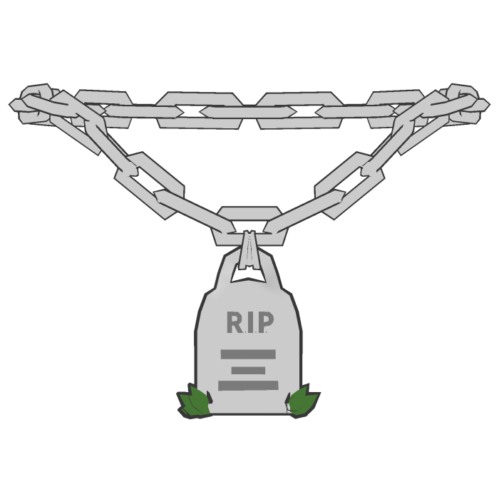 Halloween Gravestone Chain