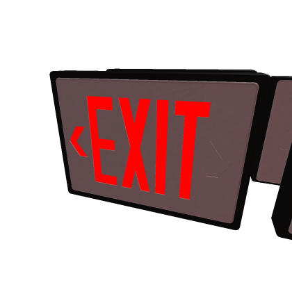 Brushed Aluminum Face Exit Signs Pack